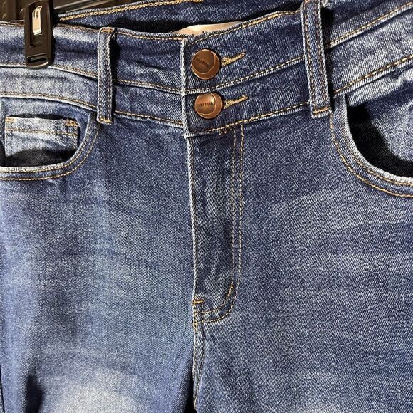 Luna Nora high rise skinny jeans distressed size 8 - Picture 5 of 16